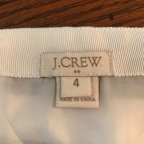 NWOT J Crew Shiny Striped Mini Skirt - Picture 7 of 9